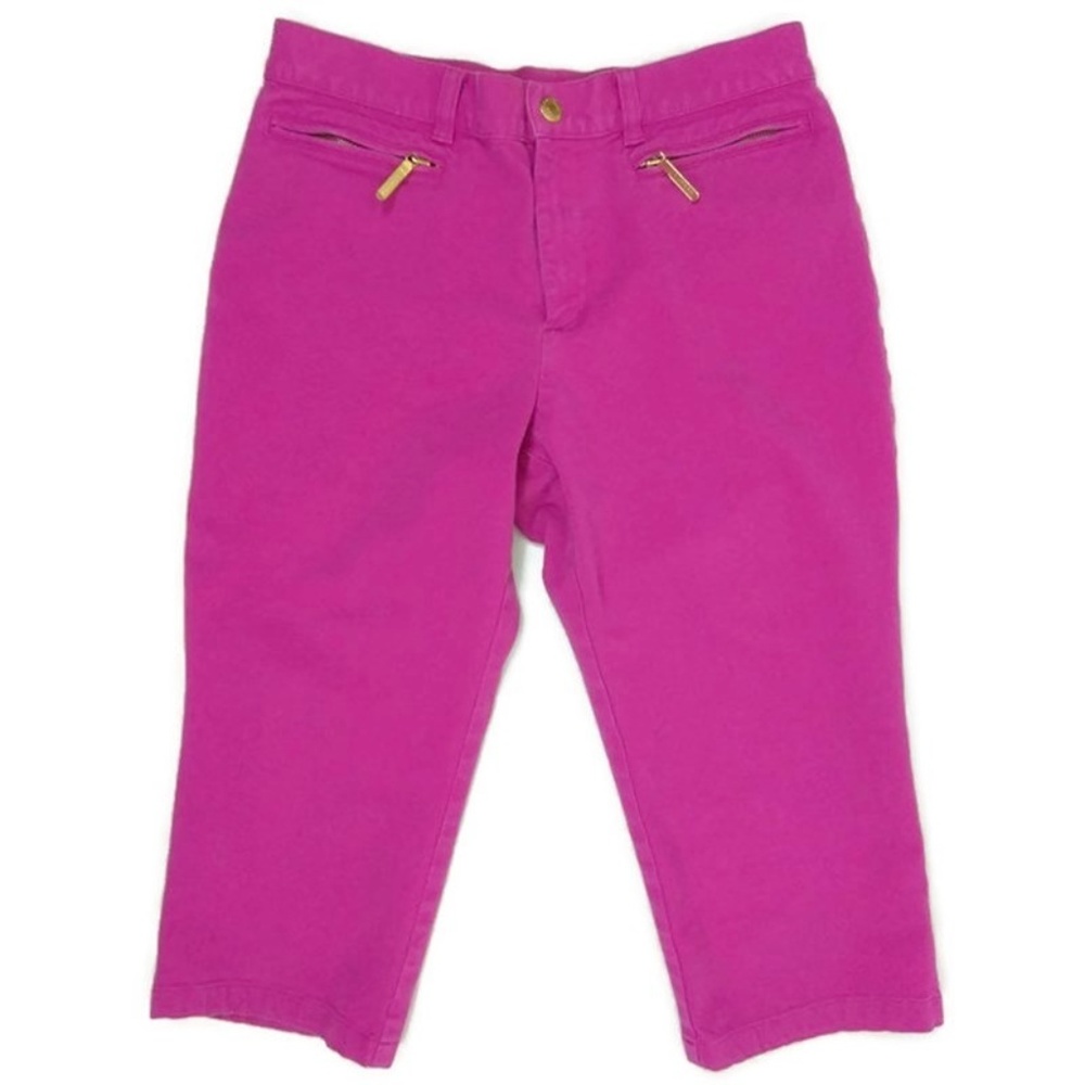 Lauren Jean Co Pink Capri Jeans Size 8P